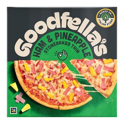 GoodFellas Thin Ham & Pineapple Pizza 15x365g
