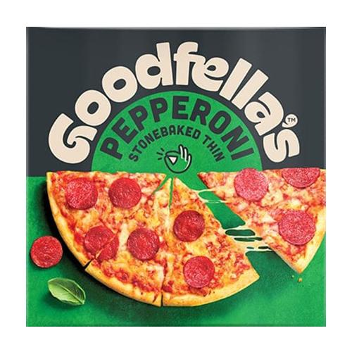 GoodFellas Thin Pepperoni Pizza 15x332g