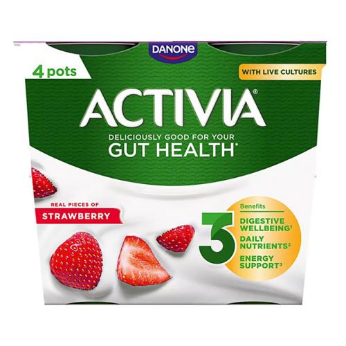 Activia 4pack Strawberry (6X4X115G)