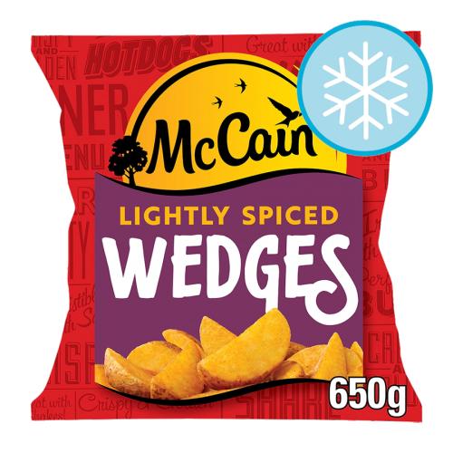 McCain Lightly Spiced Wedges 16x650g