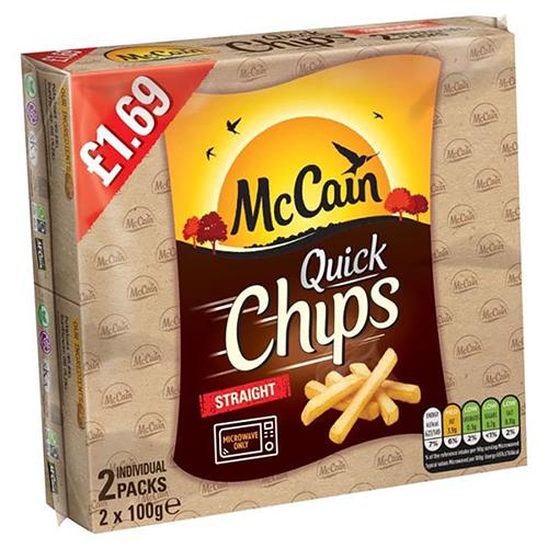 McCain Quick Chips 12x200g PM£1.69 2pack
