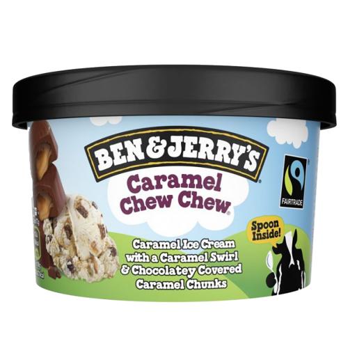 Ben & Jerry's Caramel Chew Chew 100ml Tubs 1X12