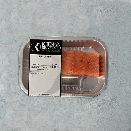 Keenan Seafood Salmon Fillets Retail Pack 4x180g Pre Order