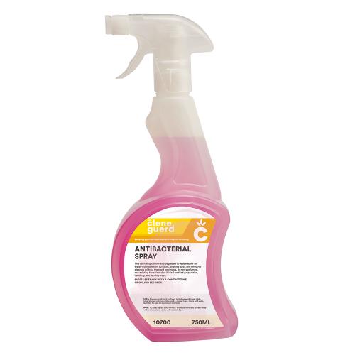 Clene Guard Handy Antibacterial Spray  (6x750ml)