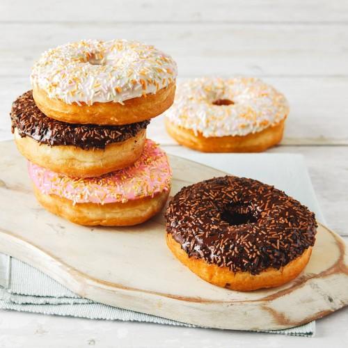 Baker & Baker Mixed Pack Topped Ring Doughnut 36x60g