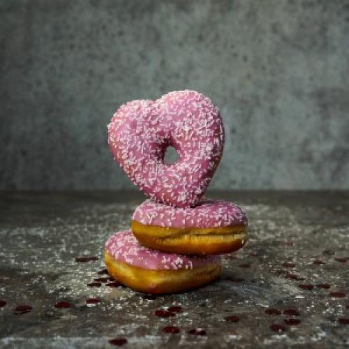 Heart Shaped Doughnut 1x48