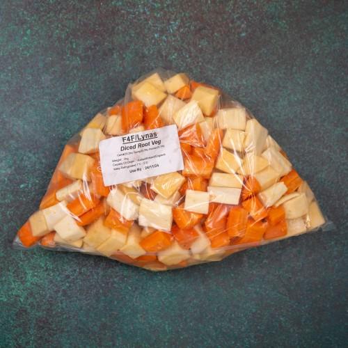 First 4 Fruit Root Vegetables Diced 15mm 2kg