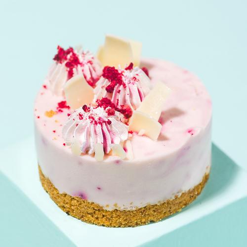 French Village Individual Cheesecakes 1x12 (Raspberry & White Chocolate)