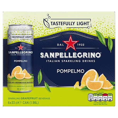 San Pellegrino Grapefruit Can 4x6x330ml