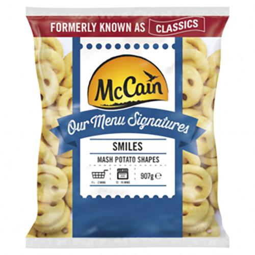 McCain Potato Smiles 10x907g