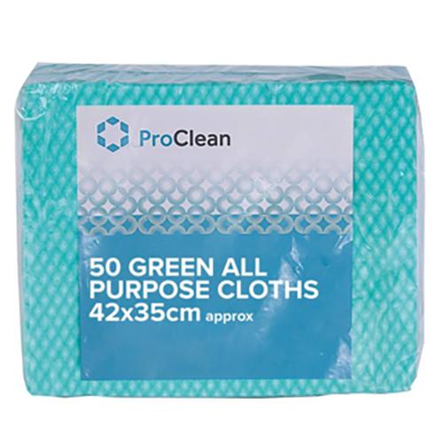 All Purpose Cloths Green 20x50