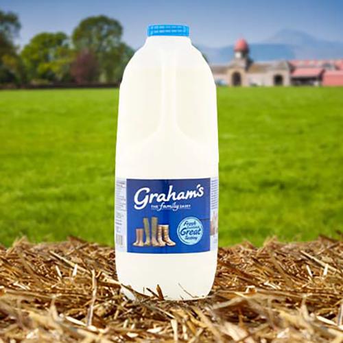 Grahams Fresh Whole Milk 4x2ltr