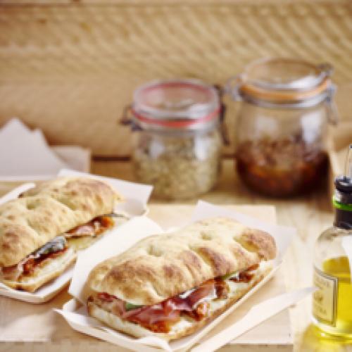 Romana Flat Bread White Pre-Sliced 32x100g