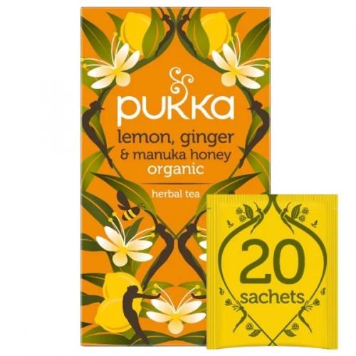 Pukka Lemon/Ginger/Manuka 4X20BAGS