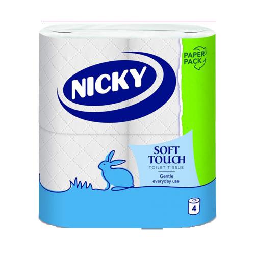 Nicky Toilet Roll 10x4pk