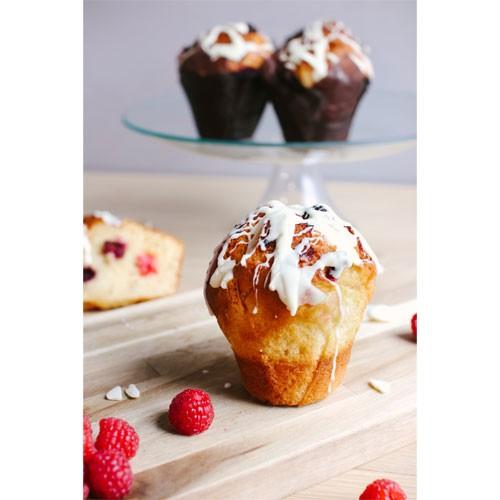 Raspberry White Choc Muffin 1x12