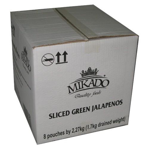 Pizza Hut Sliced Jalapeno Pouches 8x2.27kg