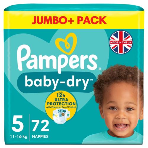 Pampers Baby Dry Size 5 2x72