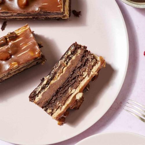 Sweet Street Chocolate Peanut Butter Stack  8x8ptn