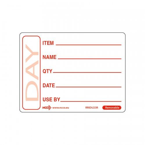 Removable Use By Date Food Labels (1x500 Roll) - Lynas Foodservice