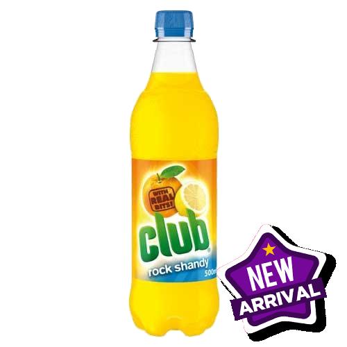 Club Rock Shandy Bottles 24x500ml