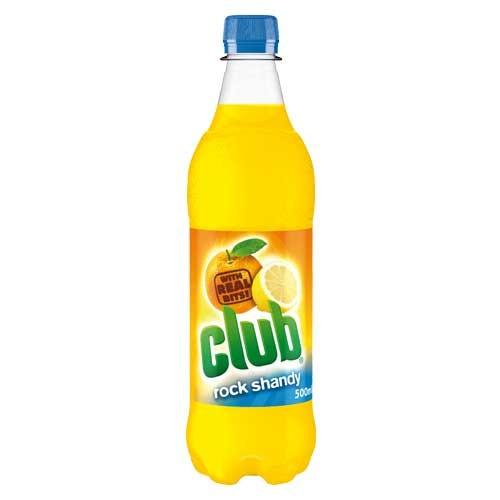 Club Rock Shandy Bottles 24x500ml