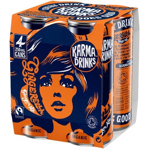 Karma Organic Ginger Ale 6X(4X250ML)