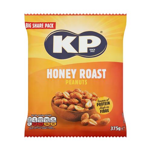 KP Honey Roasted Peanuts 6x375g