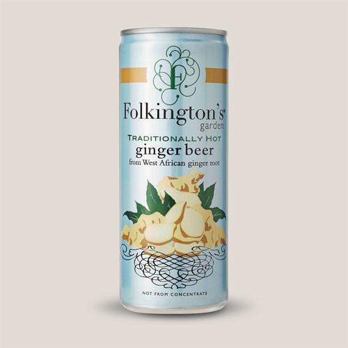 Folkingtons Ginger Beer 12X250ML (CAN)
