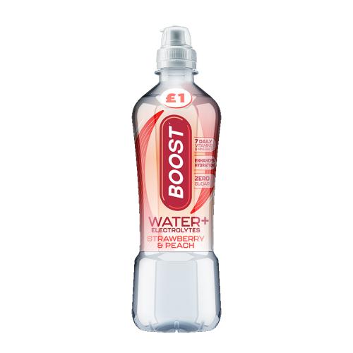 Boost Hydration Water 12x500ml (Strawberry & Peach)