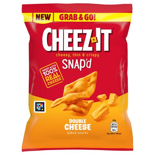 Cheeze-it Snap'd Double Cheese Crackers 40g (20 Pack)