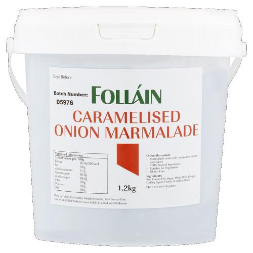 Folláin Caramelised Onion Marmalade 4x1.2kg