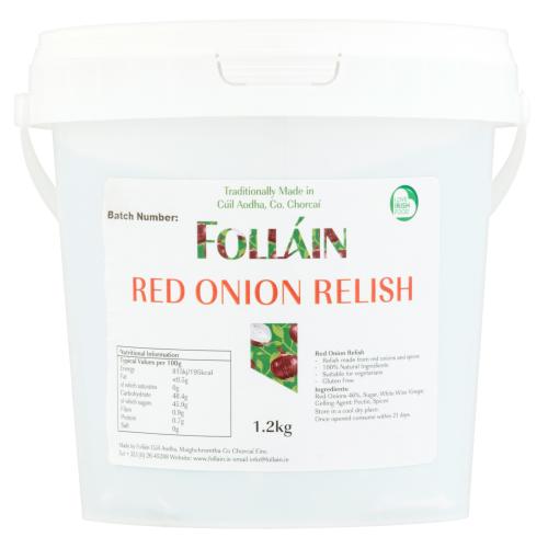 Folláin Catering Red Onion Relish 4x1.2kg