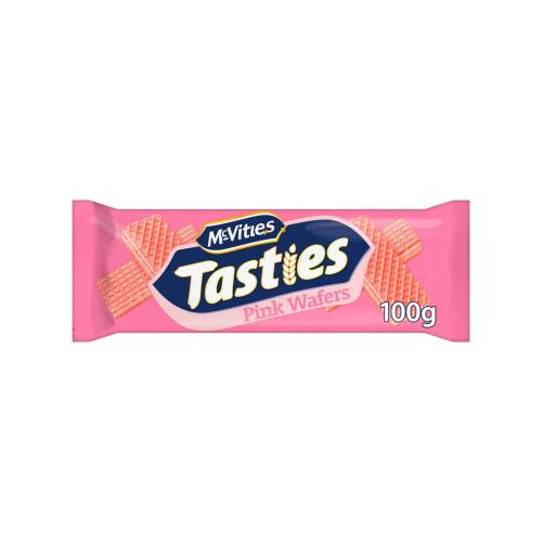 Mcvities Tasties Pink Wafers 12x100g