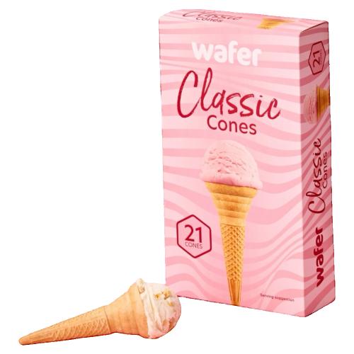 Wafer Classic Cones 10x21pack