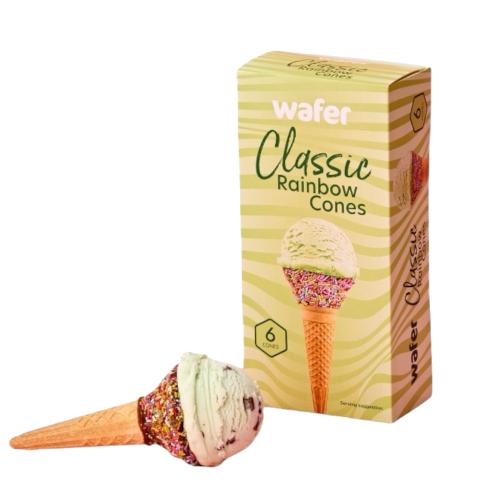 Classic Rainbow Cones 10x6 pack
