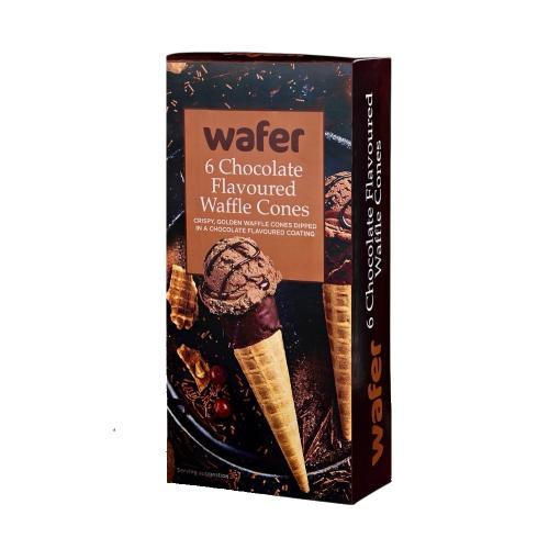 Wafer Chocolate Waffle Cones 12x6pack
