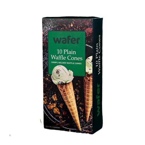 Wafer Plain Waffle Cones 12x10pack