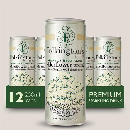 Folkingtons Elderflower 12x250ml 