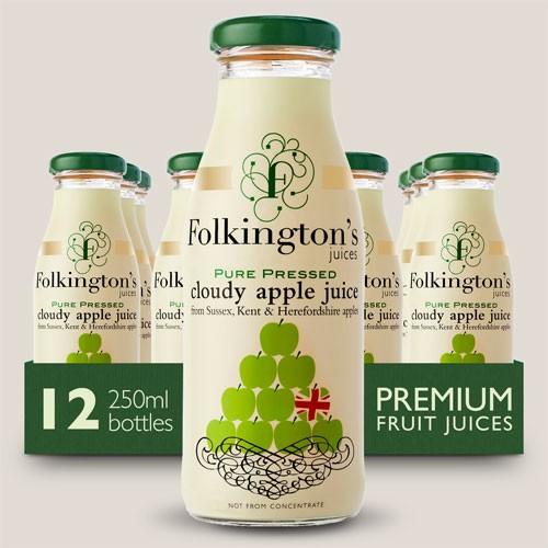 Folkingtons Cloudy Apple 12x250ml