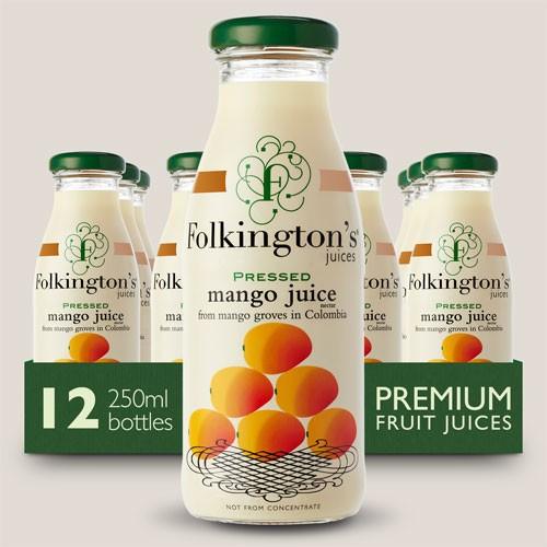 Folkingtons Mango Juice 12x250ml