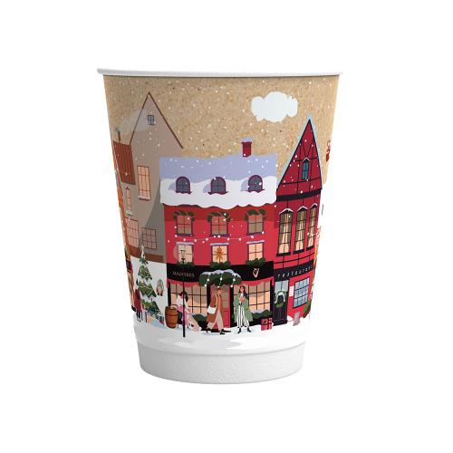 Christmas 12oz Double Wall Cup 1x500 (20x25) 