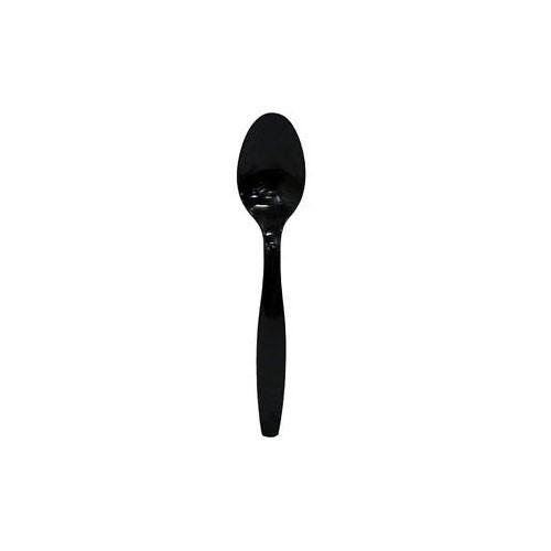 Black Dessert Spoons 1x1000
