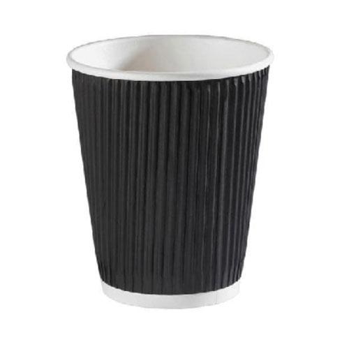 8oz Black Ripple Wall Cup 20x25 (500)