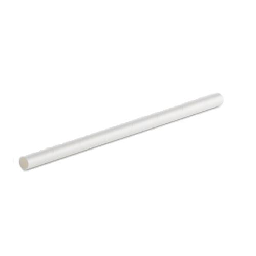 White Paper Straws 1x250 (210x10mm)
