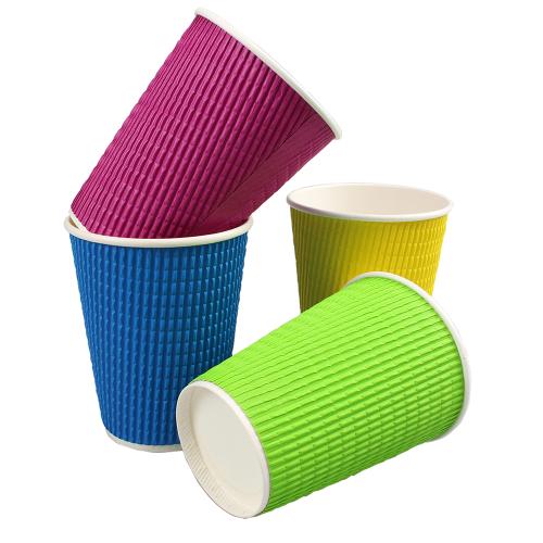 12oz Cross Ripple Cup 4x125