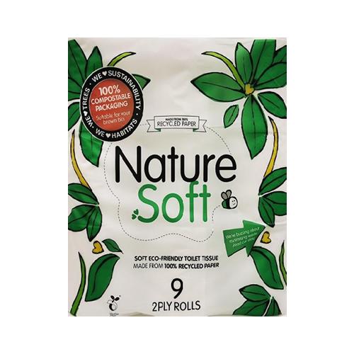 Nature Soft 2ply Toilet Tissue Bio Pack 5x9 Pack