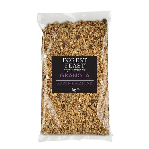 Forest Feast Raisin & Almond Granola 4x1kg 