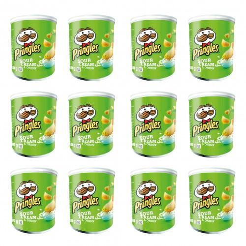 Pringles Sour Cream Crisps 12x43g