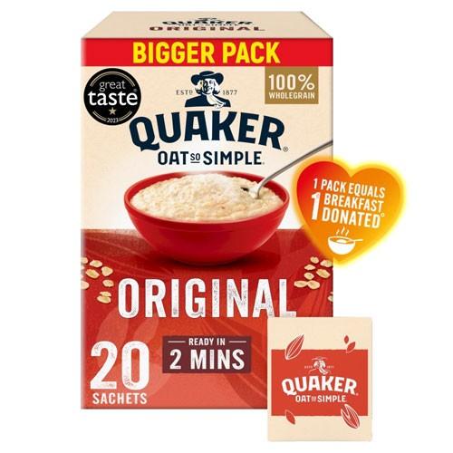 Quaker Oat So Simple Family Pack Original Porridge 20X27g